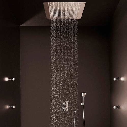 Soffione doccia 1 getto 47x47 cm Dream cromo - Bossini