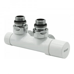 Kit gruppi valvole a squadro passo 50 mm bianco – Irsap