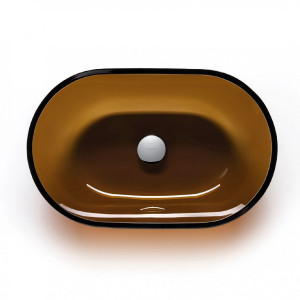 Lavabo da appoggio Cortina ambra - Artelinea | Eleganza e Design Moder