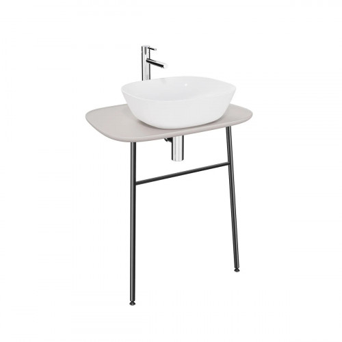 Mobile per lavabo sospeso alto Plural beige opaco Vitra