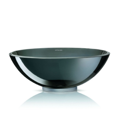 Lavabo da appoggio Milano Round fumè – Artelinea | Eleganza e design