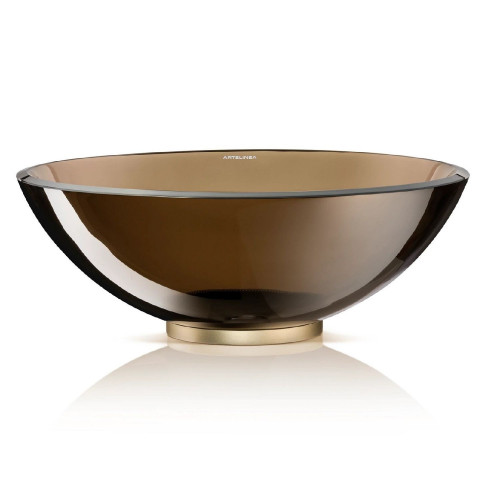 Lavabo da appoggio Milano Round bronzo – Artelinea | Eleganza e design