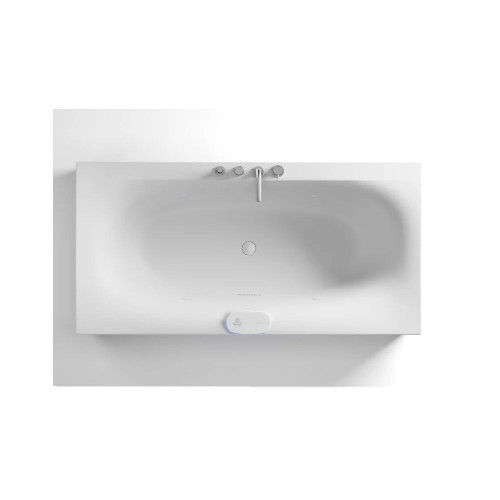 Vasca idromassaggio Swirlpool® Arga® 180x90 cm con rubinetteria bianco
