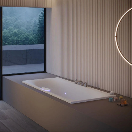 Vasca idromassaggio Swirlpool® Arga® 180x90 cm con rubinetteria bianco
