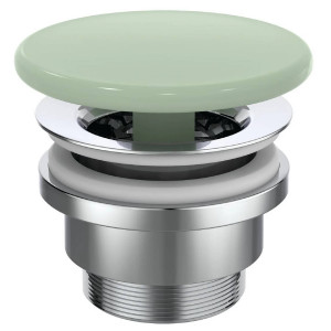 Piletta a scarico libero con cover in ceramica Ipalyss salvia opaco