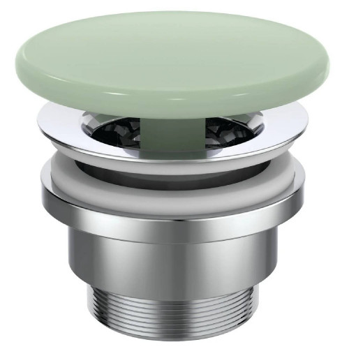 Piletta a scarico libero con cover in ceramica Ipalyss salvia opaco