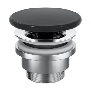 Piletta a scarico libero in ceramica Ipalyss nero opaco | Ideal Standa