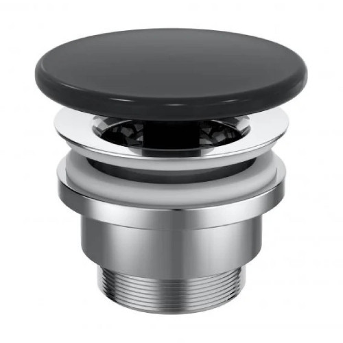 Piletta a scarico libero in ceramica Ipalyss nero opaco | Ideal Standa