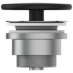 Piletta a scarico libero in ceramica Ipalyss nero opaco | Ideal Standa 2