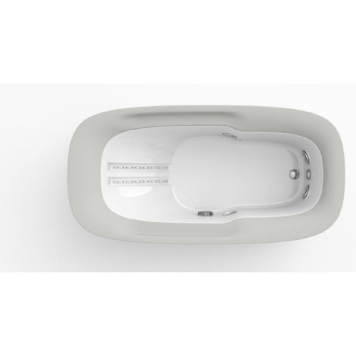 Vasca idromassaggio Muse 180x90 cm bianco lucido - Jacuzzi