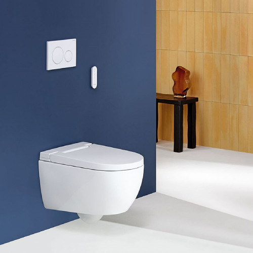 Vaso WC sospeso Alba AquaClean bianco lucido - Geberit | Meglioalge