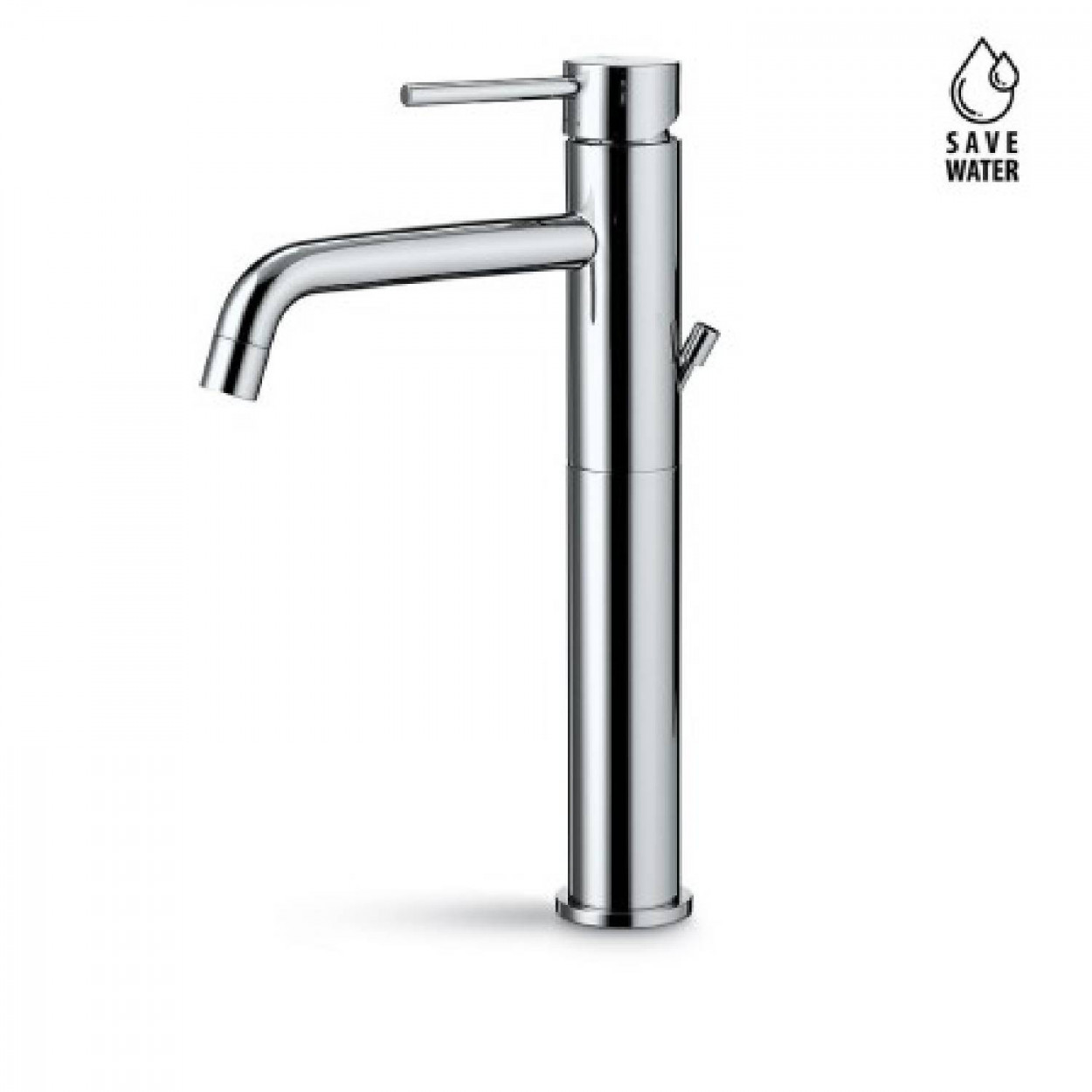 Miscelatore alto lavabo con scarico bocca prolungata Xt cromo - Newfor