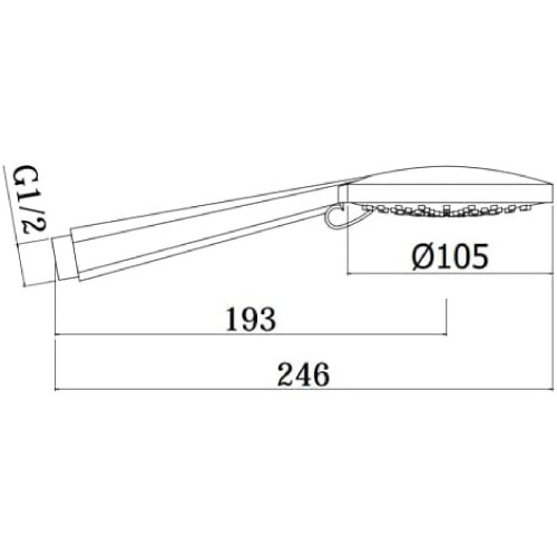 Doccia 3 getti Brio cromo – Paffoni