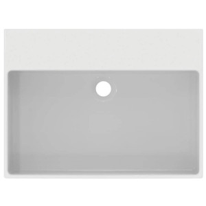 Lavabo da appoggio rettangolare 60x45 cm con troppopieno Extra bianco 2