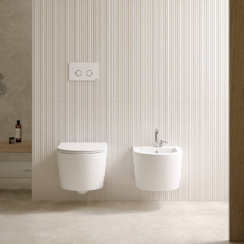 Bidet sospeso Forty3 43x36 cm bianco lucido – Globo | Meglioalge