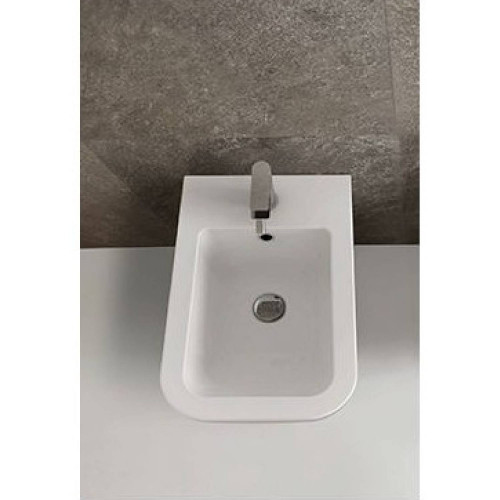Bidet sospeso 52x36 cm Stone bianco lucido – Globo | Meglioalge.it
