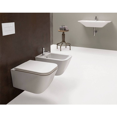 Bidet sospeso 52x36 cm Stone bianco lucido – Globo | Meglioalge.it