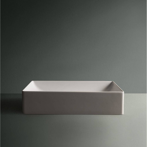 Lavabo da appoggio/sospeso 61x37 cm T-Edge bianco lucido - Globo | Des