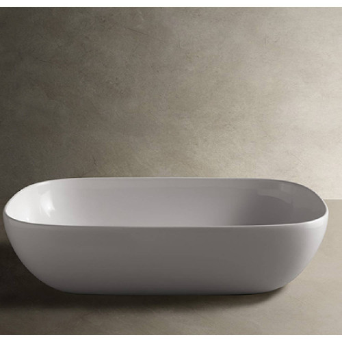 Lavabo da Appoggio 60x38 cm T-Edge Bianco Lucido - Globo | Eleganza e