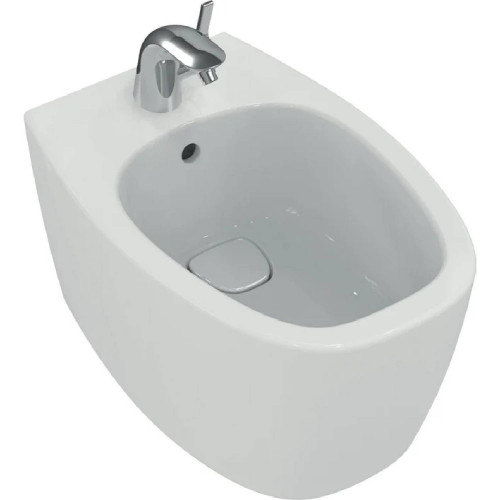 Bidet sospeso Dea 55x36 cm bianco lucido - Design Ideal Standard