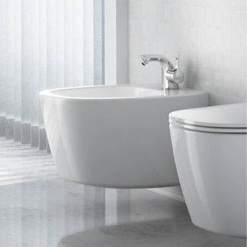 Bidet sospeso Dea 55x36 cm bianco lucido - Design Ideal Standard
