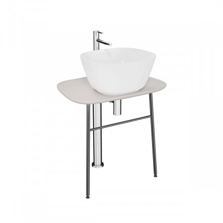 Mobile lavabo basso Plural Free beige Vitra