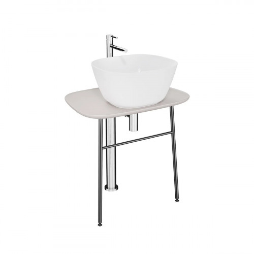 Mobile lavabo basso Plural Free beige Vitra