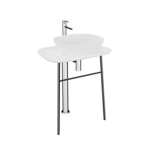Mobile lavabo alto Plural Free bianco Vitra