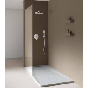 Piatto doccia 120x90 cm Limite pizarra blanco total - Fiora 2