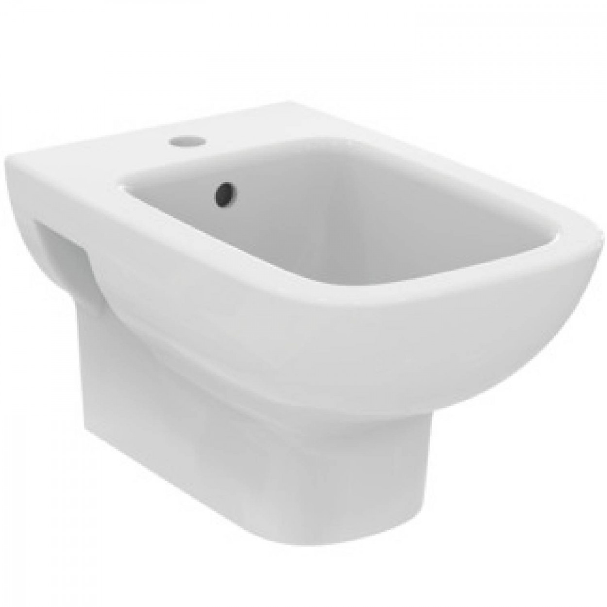 Bidet sospeso filo muro I Life A bianco lucido - Ideal Standard