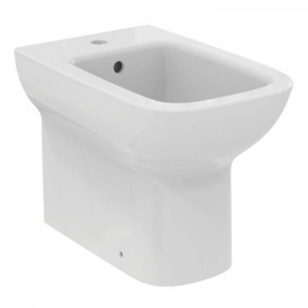 Bidet a terra filo muro I Life A bianco lucido - Ideal Standard