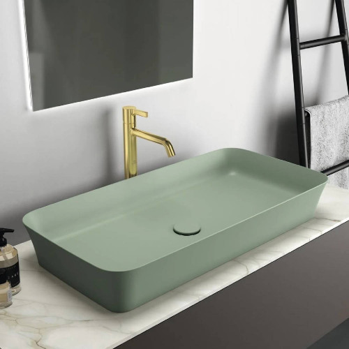 Lavabo ultrasottile 80x40 cm Ipalyss salvia | Ideal Standard - Meglioa