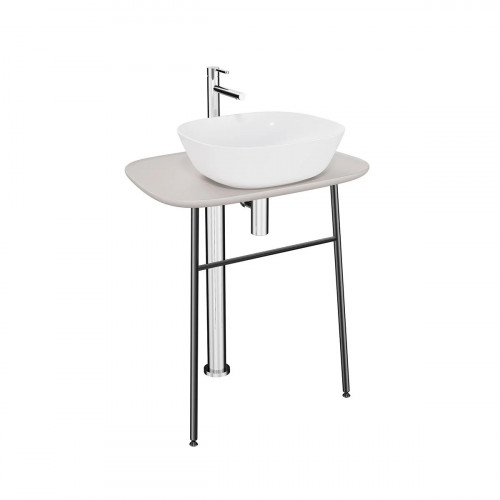 Mobile lavabo alto Plural Free beige Vitra
