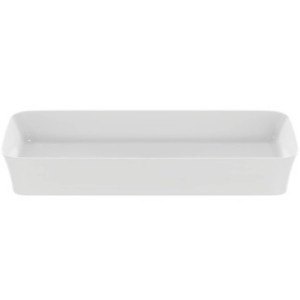 Lavabo ultrasottile 80x40 cm da appoggio Ipalyss bianco opaco – Ideal 2