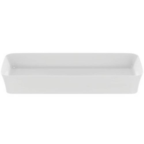 Lavabo ultrasottile 80x40 cm da appoggio Ipalyss bianco opaco – Ideal