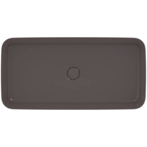 Lavabo ultrasottile rettangolare 80x40 cm Ipalyss ardesia - Ideal Stan