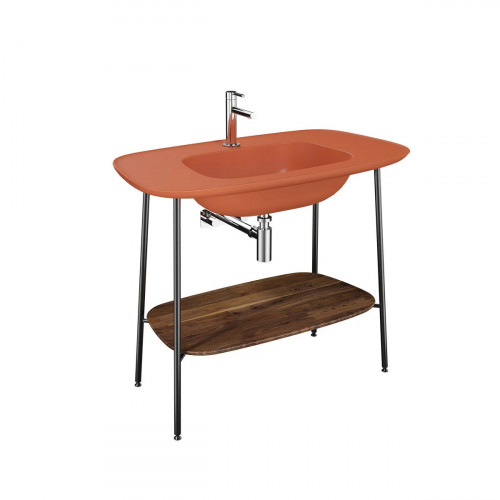 Mobile con lavabo Plural matt terra rossa Vitra