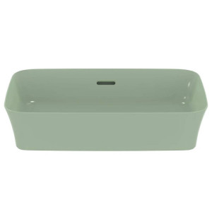Lavabo ultrasottile 55x38 cm da appoggio Ipalyss salvia - Ideal Standa 2