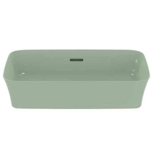 Lavabo ultrasottile 55x38 cm da appoggio Ipalyss salvia - Ideal Standa