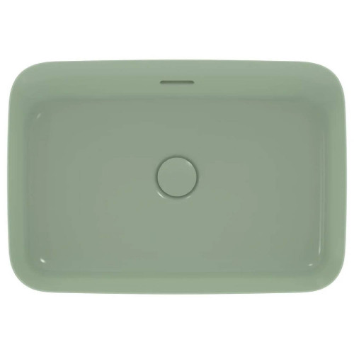 Lavabo ultrasottile 55x38 cm da appoggio Ipalyss salvia - Ideal Standa