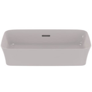 Lavabo ultrasottile rettangolare 55x38 cm Ipalyss cemento – Ideal Stan 2