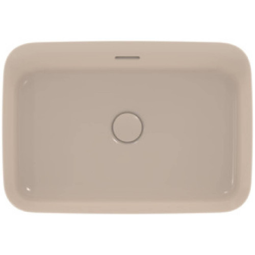 Lavabo ultrasottile rettangolare 55x38 cm Ipalyss visone - Ideal Stand