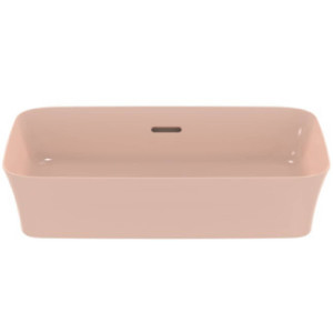 Lavabo ultrasottile rettangolare 55x38 cm Ipalyss rosa pallido - Ideal 2