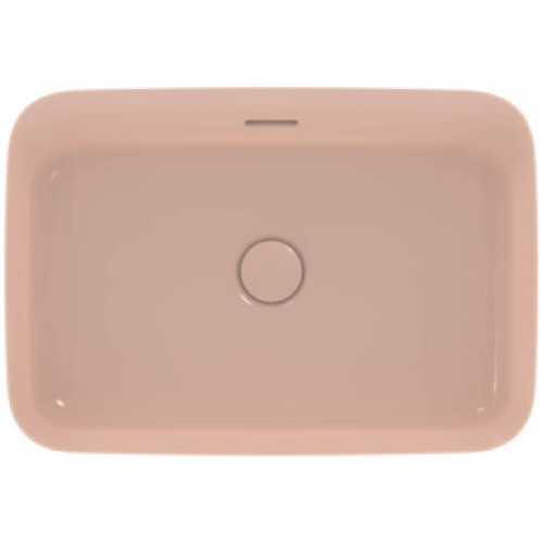 Lavabo ultrasottile rettangolare 55x38 cm Ipalyss rosa pallido - Ideal
