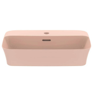 Lavabo ultrasottile rettangolare 55x38 cm Ipalyss rosa pallido – Ideal 2