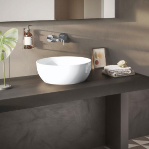 Lavabo da appoggio Outline Round 40 cm bianco lucido - Vitra 2