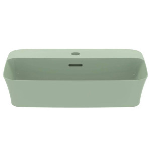 Lavabo ultrasottile rettangolare 55x38 cm da appoggio Ipalyss salvia - 2