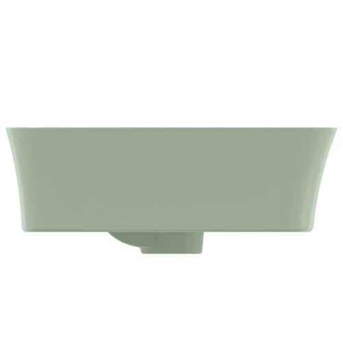 Lavabo ultrasottile rettangolare 55x38 cm da appoggio Ipalyss salvia -