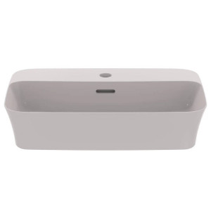 Lavabo ultrasottile rettangolare 55x38 cm Ipalyss cemento - Ideal Stan 2