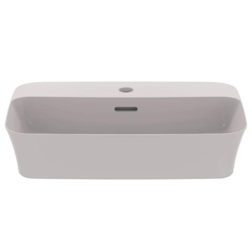 Lavabo ultrasottile rettangolare 55x38 cm Ipalyss cemento - Ideal Stan